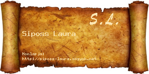 Siposs Laura névjegykártya